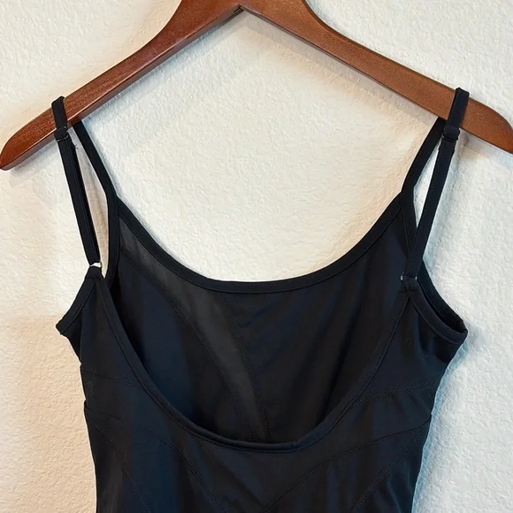Buffbunny Collection Black Barre Bodysuit With Mesh Detail M - Picture 4 of 9